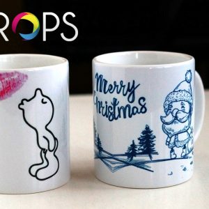 Seal on porcelain cups