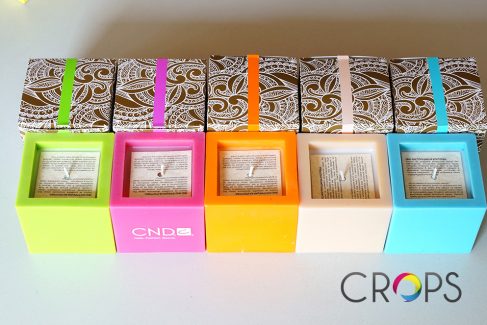 Candle making with logo