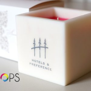 Candle making with logo