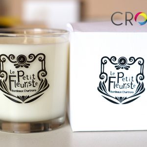 Candle making with logo