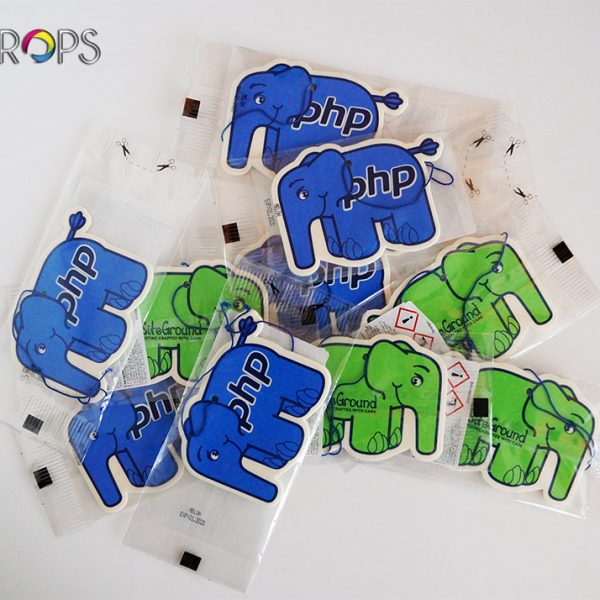 Freshener for cars with logo