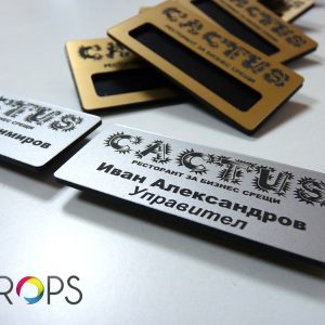 CACTUS - badges with character