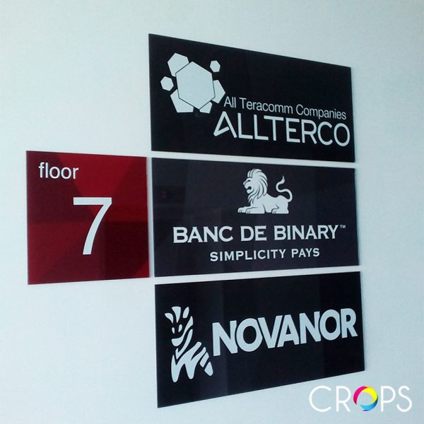 Production of information boards