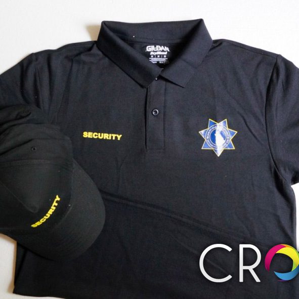 Logo printing on uniforms