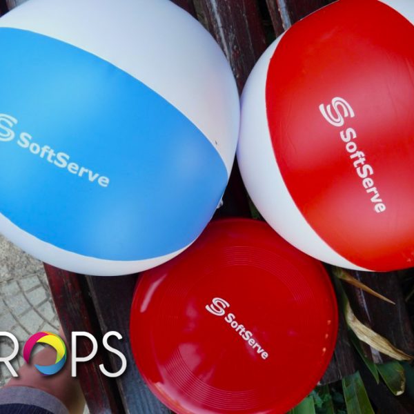 Print on advertising balls