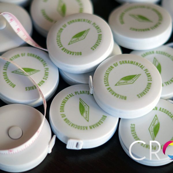 Mini roulettes with logo