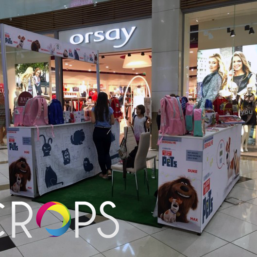 Advertising booth for promotion