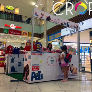 Advertising booth for promotion