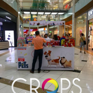 Advertising booth for promotion