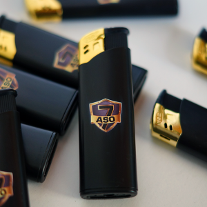 Printing of promotional lighters