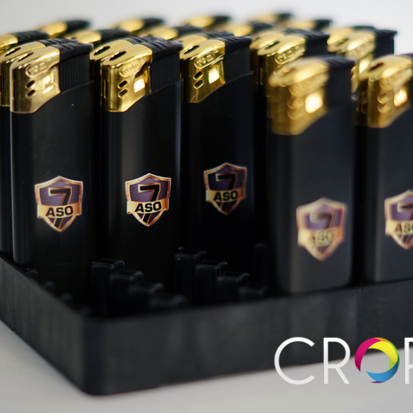 Printing of promotional lighters