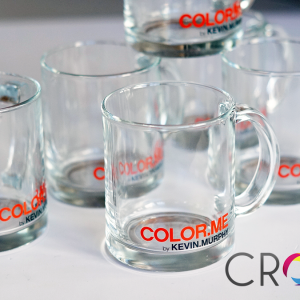Printing on glass cups