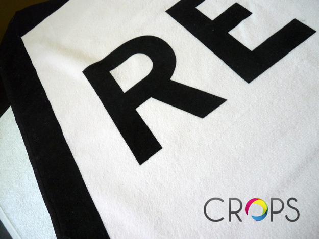 Seal on beach towels