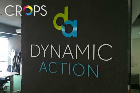 Volumetric letters, advertising agency