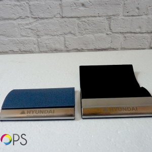 Branded bussines card holders, advertising agency