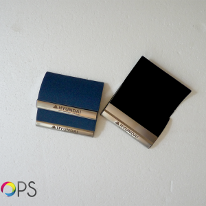 Branded bussines card holders, advertising agency