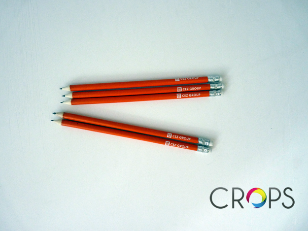 Branded pencils, advertising agency