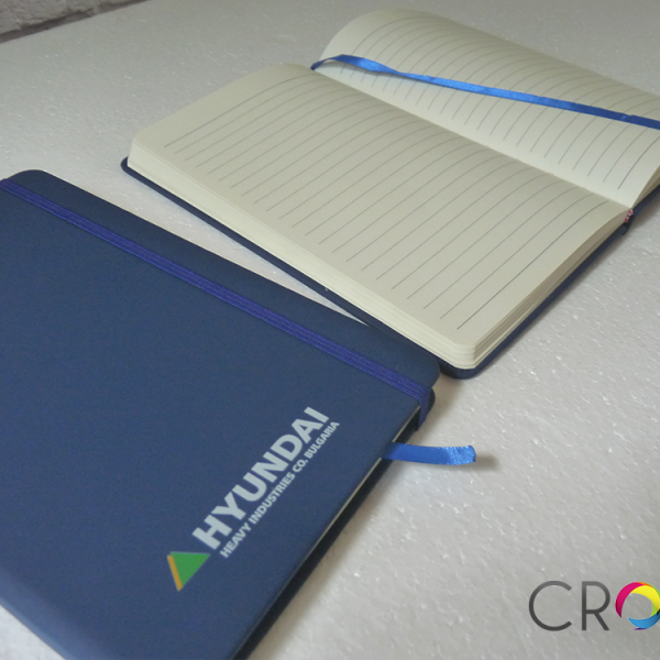 Corporate notebooks, advertising agency