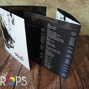 menu printing, advertising agency