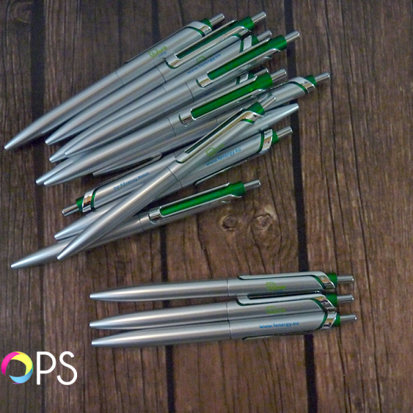 Branded pens, advertising agency