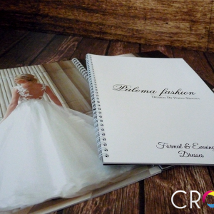 Catalog of wedding dresses, advertising agency