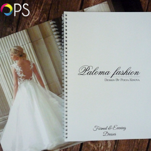 Catalog of wedding dresses, advertising agency