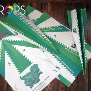 Advertising leaflets, advertising agency