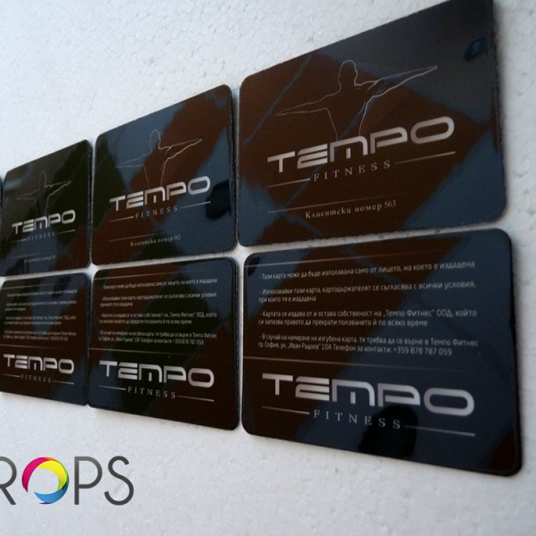 Fitness cards, advertising agency