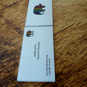 Clean Design of Business Cards, advertising agency