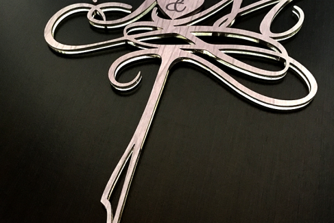 Unilluminated volumetric letters, advertising agency