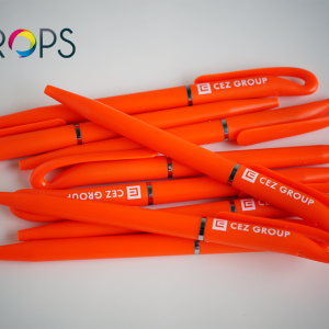 Orange pens, advertising agency